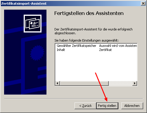 CAcert Zertifikatsinstallation Internet Explorer 7